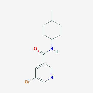 molecular formula C13H17BrN2O B4972630 5-bromo-N-(4-methylcyclohexyl)nicotinamide 