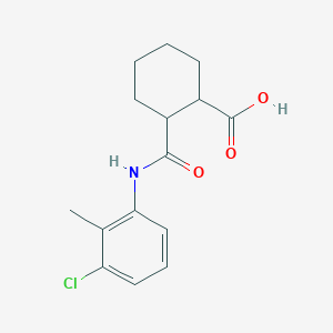 2-{[(3-chloro-2-methylphenyl)amino]carbonyl}cyclohexanecarboxylic acid