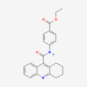 ethyl 4-[(1,2,3,4-tetrahydro-9-acridinylcarbonyl)amino]benzoate