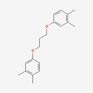 molecular formula C19H24O2 B4972818 1,1'-[1,3-propanediylbis(oxy)]bis(3,4-dimethylbenzene) 