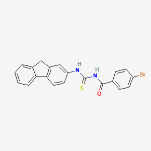 4-bromo-N-[(9H-fluoren-2-ylamino)carbonothioyl]benzamide