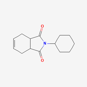 molecular formula C14H19NO2 B4973125 2-cyclohexyl-3a,4,7,7a-tetrahydro-1H-isoindole-1,3(2H)-dione 