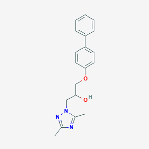 1-([1,1'-biphenyl]-4-yloxy)-3-(3,5-dimethyl-1H-1,2,4-triazol-1-yl)-2-propanol