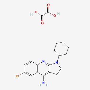 molecular formula C19H22BrN3O4 B4973226 6-bromo-1-cyclohexyl-2,3-dihydro-1H-pyrrolo[2,3-b]quinolin-4-amine oxalate 