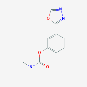 molecular formula C11H11N3O3 B497325 3-(1,3,4-Oxadiazol-2-yl)phenyl dimethylcarbamate CAS No. 838904-14-6