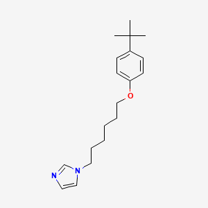 molecular formula C19H28N2O B4973434 1-[6-(4-tert-butylphenoxy)hexyl]-1H-imidazole 