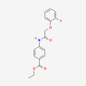 ethyl 4-{[(2-fluorophenoxy)acetyl]amino}benzoate
