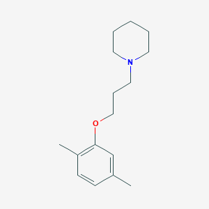 molecular formula C16H25NO B4973542 1-[3-(2,5-dimethylphenoxy)propyl]piperidine 