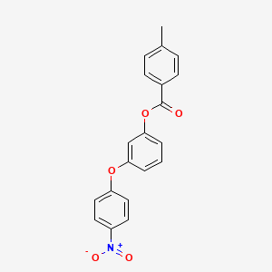 3-(4-nitrophenoxy)phenyl 4-methylbenzoate