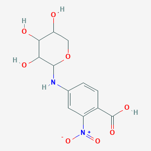 molecular formula C12H14N2O8 B4973727 N-(4-carboxy-3-nitrophenyl)-beta-L-arabinopyranosylamine 