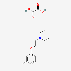 molecular formula C15H23NO5 B4973735 N,N-diethyl-2-(3-methylphenoxy)ethanamine oxalate 