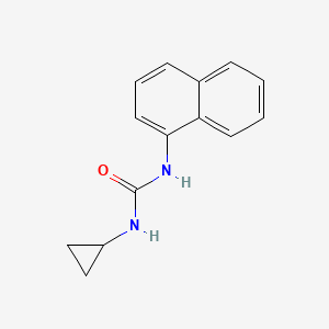 molecular formula C14H14N2O B4973770 N-cyclopropyl-N'-1-naphthylurea CAS No. 102433-12-5