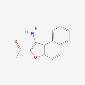 molecular formula C14H11NO2 B497386 1-(1-Aminonaphtho[2,1-b]furan-2-yl)ethanone CAS No. 402930-79-4