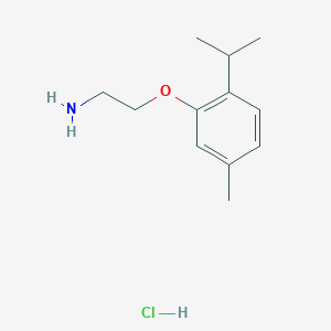 molecular formula C12H20ClNO B4973886 [2-(2-isopropyl-5-methylphenoxy)ethyl]amine hydrochloride 