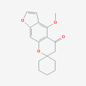 4-Methoxyspiro[7H-furo[3,2-g][1]benzopyran-7,1'-cyclohexan]-5(6H)-one