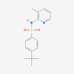 molecular formula C16H20N2O2S B497393 4-tert-butyl-N-(3-methyl-2-pyridinyl)benzenesulfonamide CAS No. 898084-77-0
