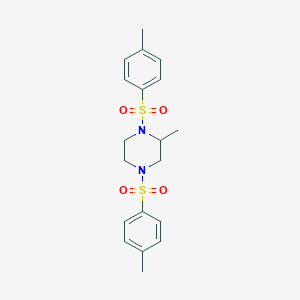 molecular formula C19H24N2O4S2 B497414 2-Methyl-1,4-bis[(4-methylphenyl)sulfonyl]piperazine CAS No. 102009-13-2