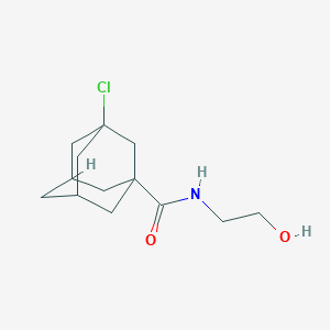 molecular formula C13H20ClNO2 B4974351 3-chloro-N-(2-hydroxyethyl)-1-adamantanecarboxamide 