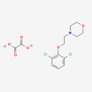 molecular formula C14H17Cl2NO6 B4974365 4-[2-(2,6-dichlorophenoxy)ethyl]morpholine oxalate 
