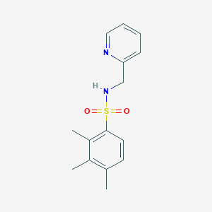 molecular formula C15H18N2O2S B497437 2,3,4-Trimethyl-N-pyridin-2-ylmethyl-benzenesulfonamide CAS No. 433695-98-8