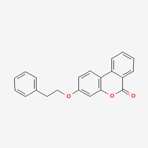 molecular formula C21H16O3 B4974468 3-(2-phenylethoxy)-6H-benzo[c]chromen-6-one 