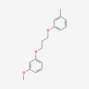molecular formula C17H20O3 B4974522 1-methoxy-3-[3-(3-methylphenoxy)propoxy]benzene 