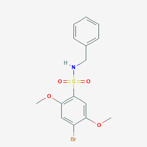 N-benzyl-4-bromo-2,5-dimethoxybenzenesulfonamide