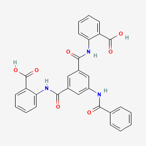 molecular formula C29H21N3O7 B4974634 2,2'-[[5-(benzoylamino)-1,3-phenylene]bis(carbonylimino)]dibenzoic acid 