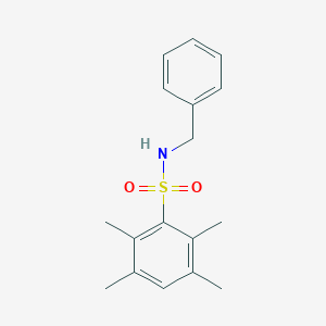 molecular formula C17H21NO2S B497465 N-benzyl-2,3,5,6-tetramethylbenzenesulfonamide CAS No. 321704-17-0