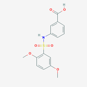 3-[(2,5-dimethoxyphenyl)sulfonylamino]benzoic Acid