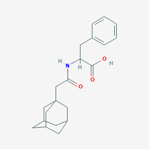 molecular formula C21H27NO3 B4974703 N-(1-adamantylacetyl)phenylalanine 