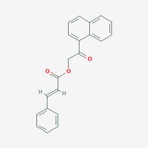 2-(1-Naphthyl)-2-oxoethyl 3-phenylacrylate