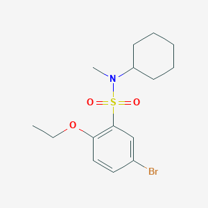 5-bromo-N-cyclohexyl-2-ethoxy-N-methylbenzenesulfonamide