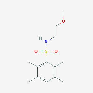 molecular formula C13H21NO3S B497482 N-(2-methoxyethyl)-2,3,5,6-tetramethylbenzenesulfonamide CAS No. 321705-96-8