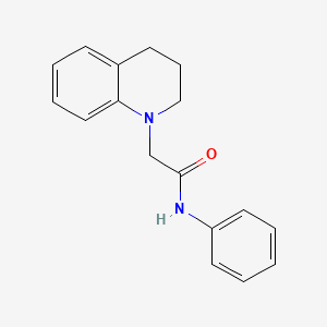 molecular formula C17H18N2O B4974851 2-(3,4-dihydro-1(2H)-quinolinyl)-N-phenylacetamide 