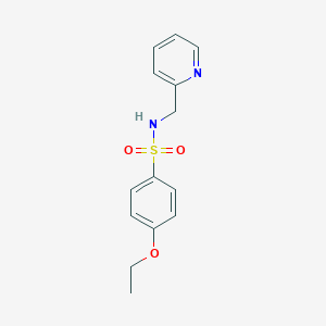 4-ethoxy-N-(pyridin-2-ylmethyl)benzenesulfonamide