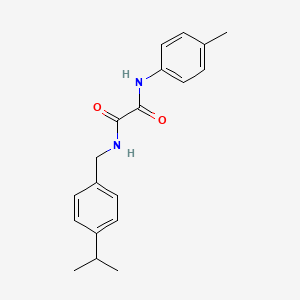 molecular formula C19H22N2O2 B4974909 N-(4-isopropylbenzyl)-N'-(4-methylphenyl)ethanediamide 