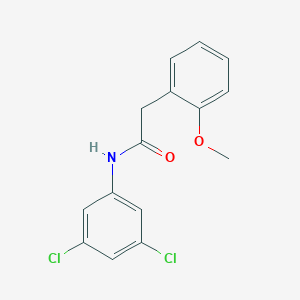 molecular formula C15H13Cl2NO2 B4975026 N-(3,5-dichlorophenyl)-2-(2-methoxyphenyl)acetamide 