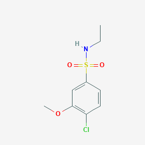 4-chloro-N-ethyl-3-methoxybenzenesulfonamide