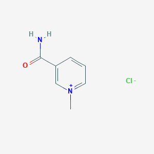 molecular formula C7H9ClN2O B049754 3-Carbamyl-1-methylpyridinium chloride CAS No. 1005-24-9