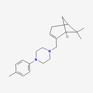 1-[(6,6-dimethylbicyclo[3.1.1]hept-2-en-2-yl)methyl]-4-(4-methylphenyl)piperazine