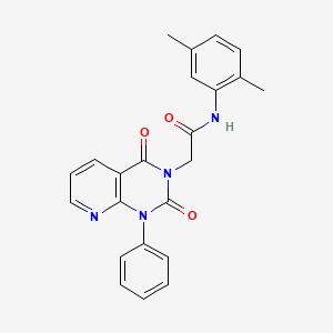 molecular formula C23H20N4O3 B4975495 N-(2,5-dimethylphenyl)-2-(2,4-dioxo-1-phenyl-1,4-dihydropyrido[2,3-d]pyrimidin-3(2H)-yl)acetamide 