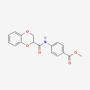 methyl 4-[(2,3-dihydro-1,4-benzodioxin-2-ylcarbonyl)amino]benzoate