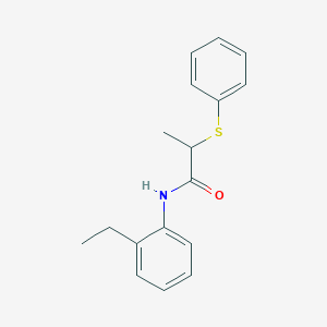 N-(2-ethylphenyl)-2-(phenylthio)propanamide