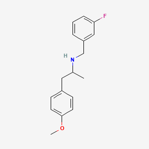 molecular formula C17H20FNO B4975573 (3-fluorobenzyl)[2-(4-methoxyphenyl)-1-methylethyl]amine 