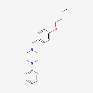 1-[(4-butoxyphenyl)methyl]-4-phenylpiperazine