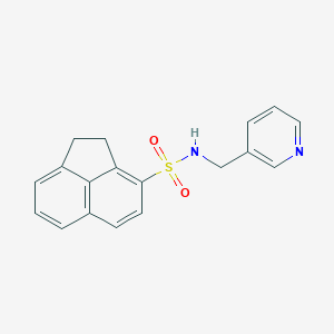 N-(pyridin-3-ylmethyl)-1,2-dihydroacenaphthylene-3-sulfonamide