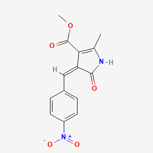 methyl 2-methyl-4-(4-nitrobenzylidene)-5-oxo-4,5-dihydro-1H-pyrrole-3-carboxylate