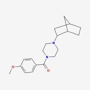 1-bicyclo[2.2.1]hept-2-yl-4-(4-methoxybenzoyl)piperazine