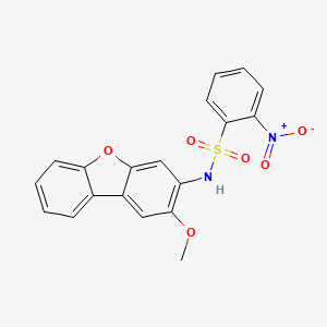 N-(2-methoxydibenzo[b,d]furan-3-yl)-2-nitrobenzenesulfonamide